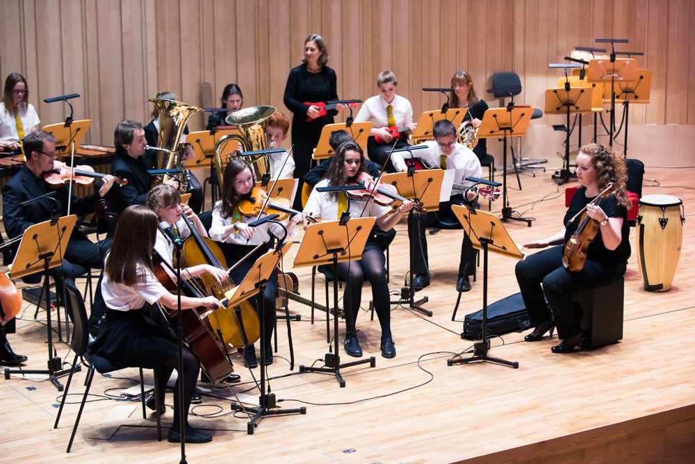 Launch concert at Glasgow Royal Concert Hall with RSNO and school children from across Scotland