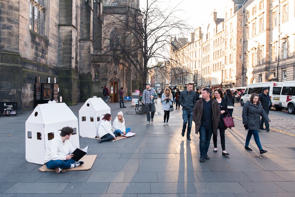 Dog Stone by Creative Electric took storytelling out on the streets of Edinburgh.