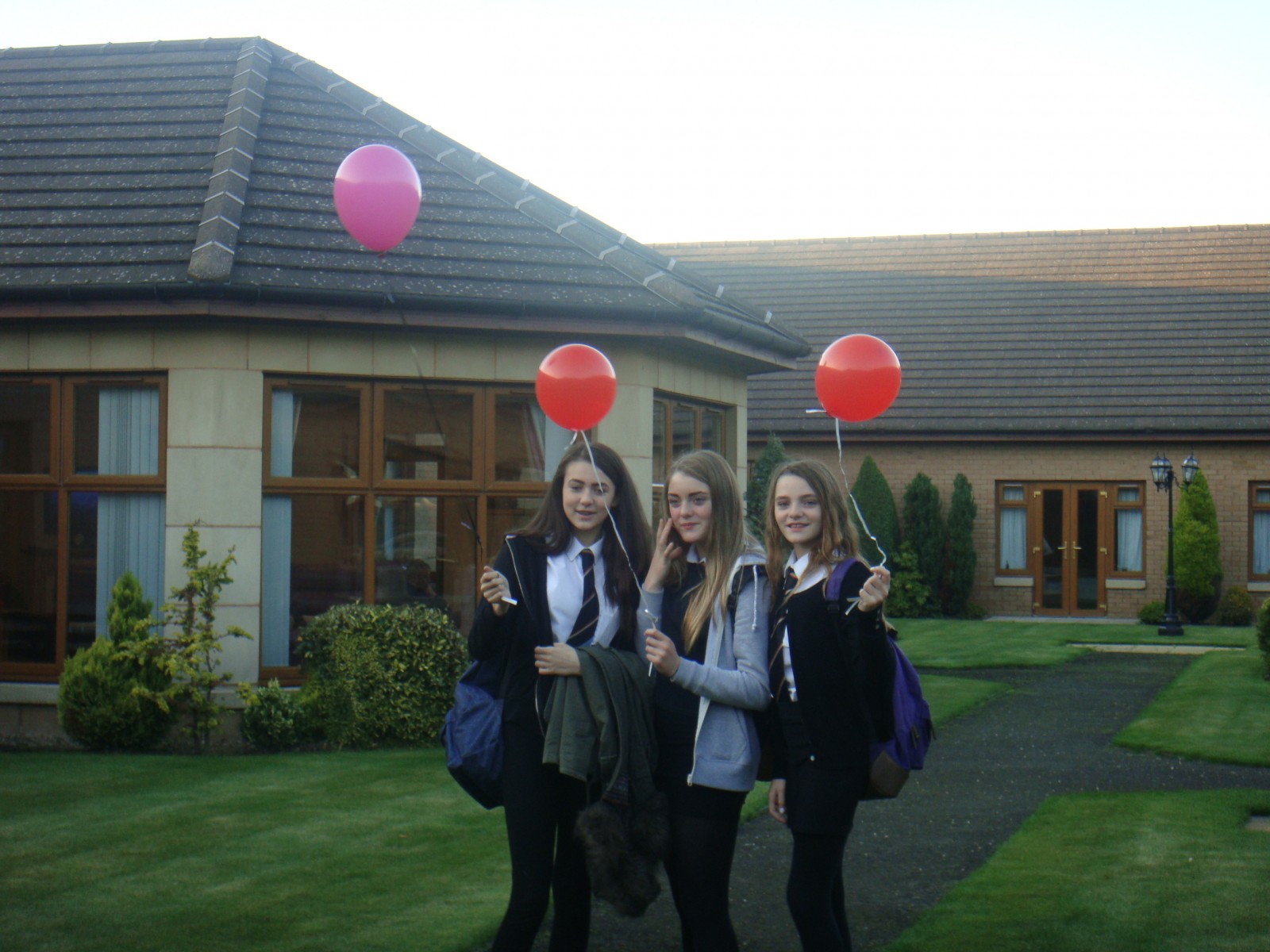Summerlee House, Coatbridge: Balloon release