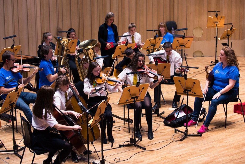 Launch concert at Glasgow Royal Concert Hall with RSNO and school children from across Scotland