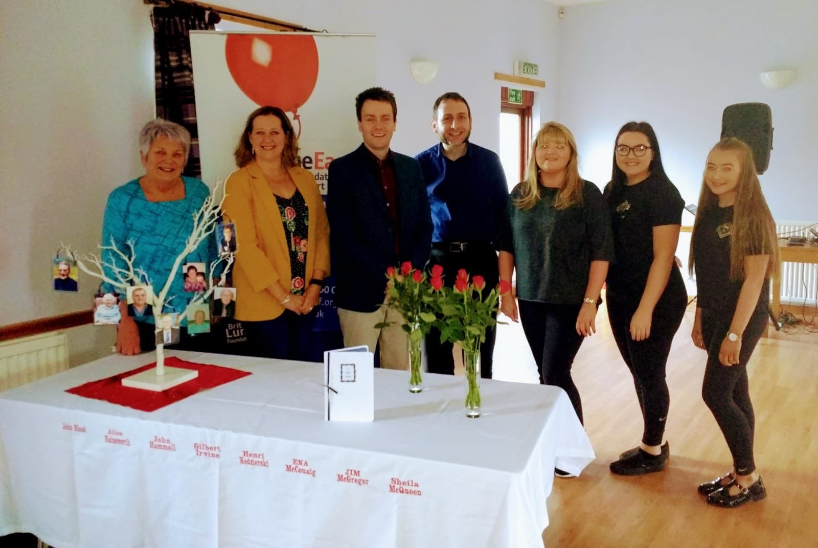 Breathe Easy Clackmannanshire honouring Absent Friends