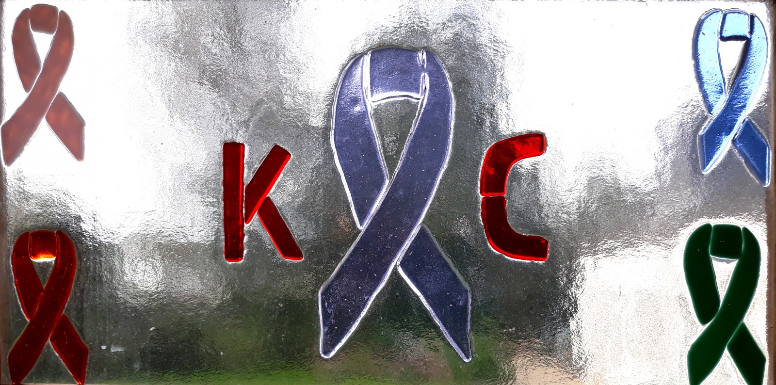 Stained glass at Victoria Hospice, Kirkcaldy