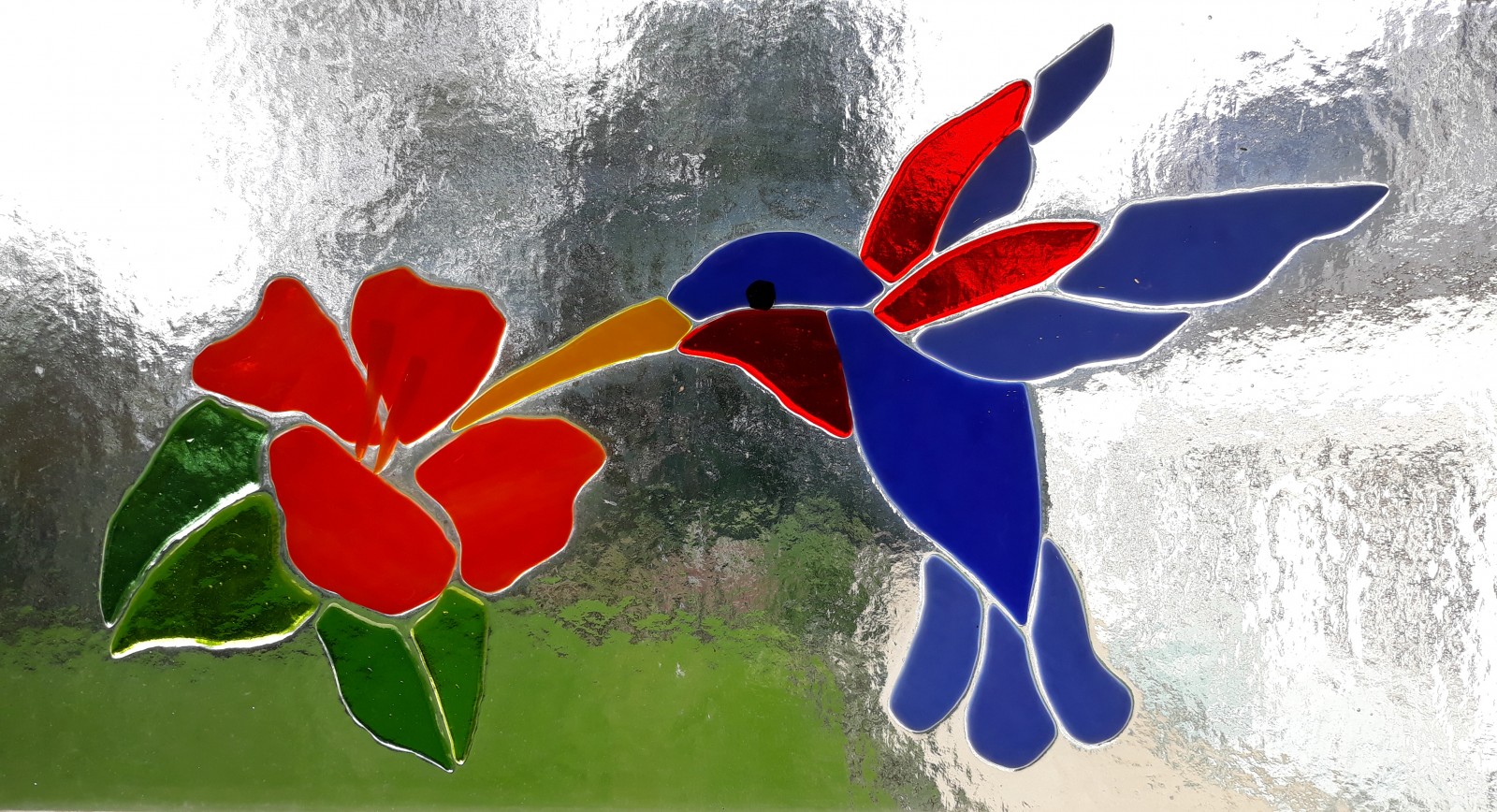 Stained glass at Victoria Hospice, Kirkcaldy