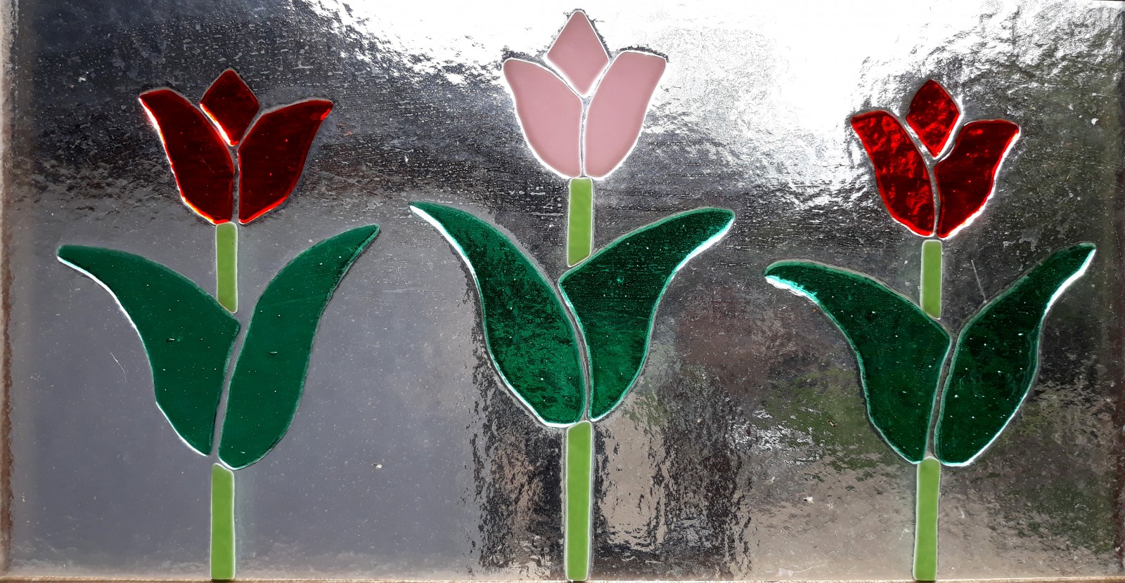 Stained glass at Victoria Hospice, Kirkcaldy