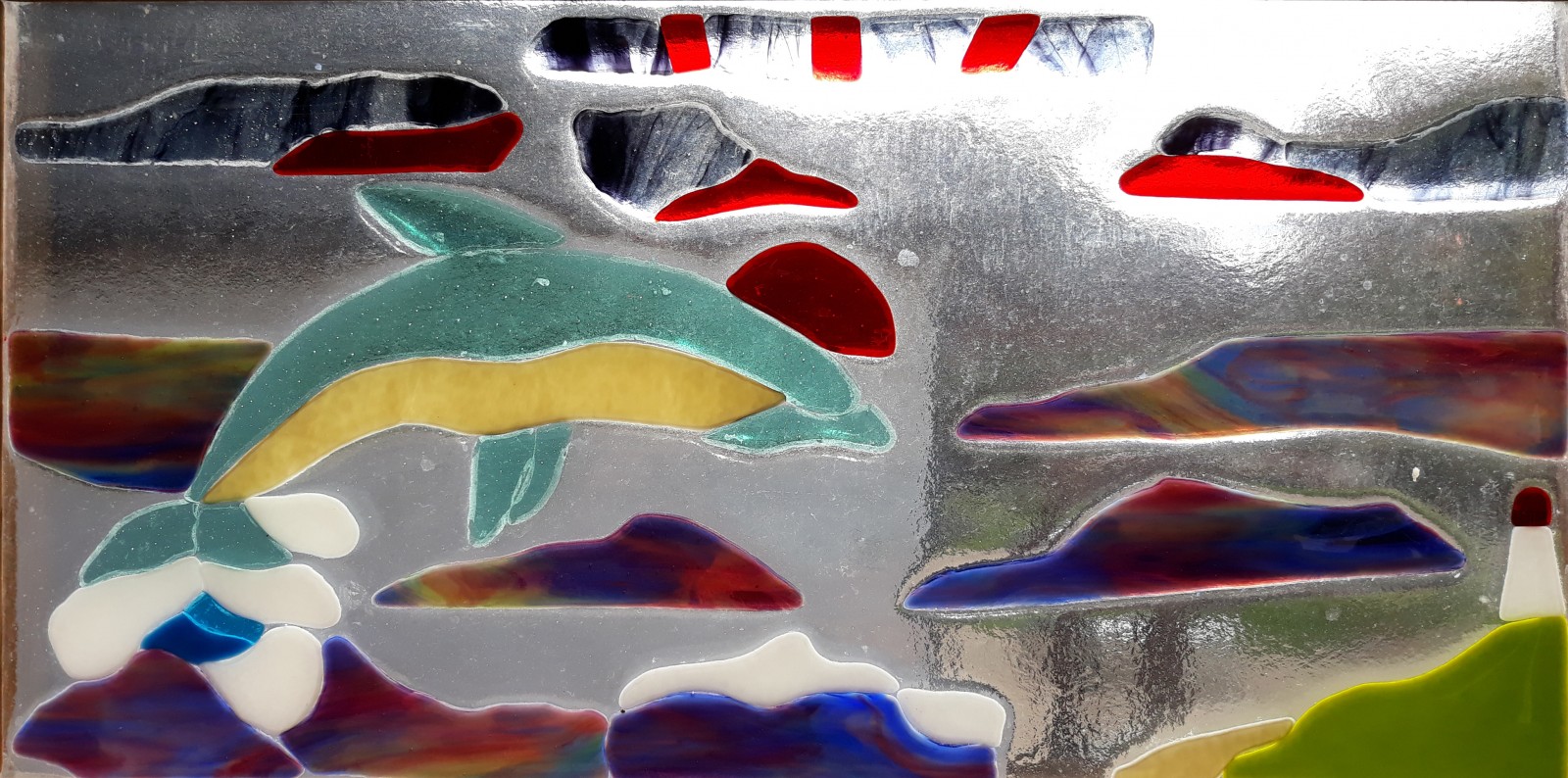 Stained glass at Victoria Hospice, Kirkcaldy