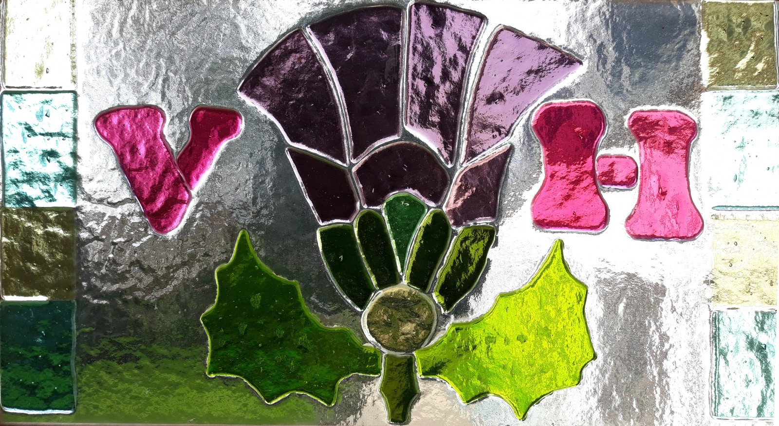 Stained glass at Victoria Hospice, Kirkcaldy
