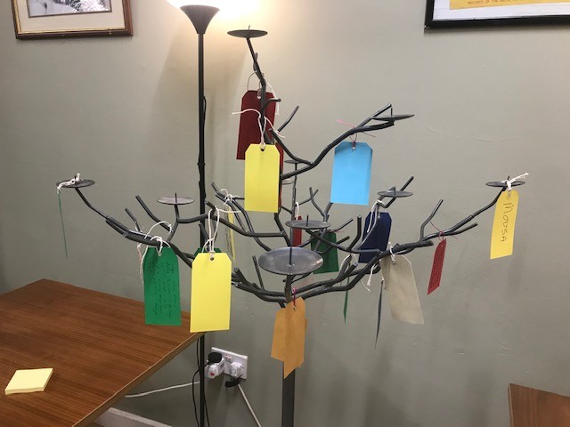 Edinburgh Humanists Memory Tree