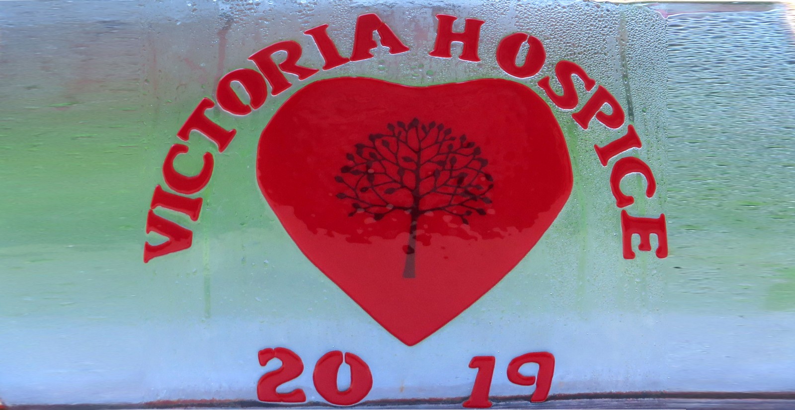 Stained glass at Victoria Hospice, Kirkcaldy